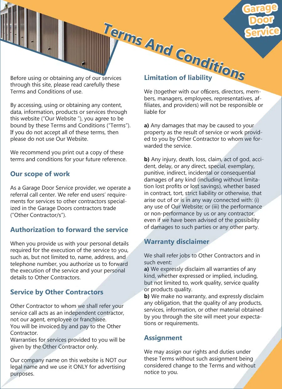 United Garage Door Service Potomac, MD 301-359-1833